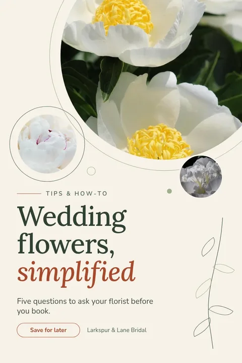 Peony Orbit Florist Tips – Pinterest pin template