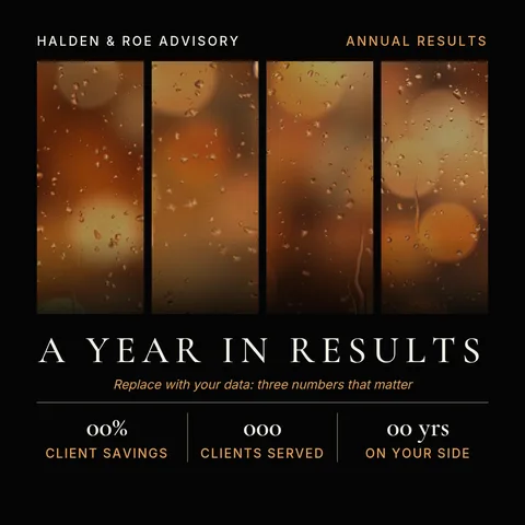 Amber Reel Results Credits – Instagram post template