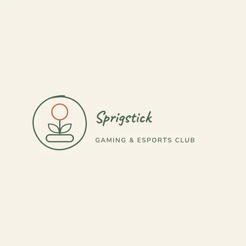 Sprout Stick Doodle Logo – Logo template