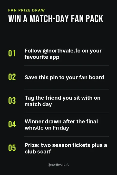 Fan Pack Prize Draw – Pinterest pin template