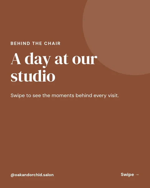 Inside The Studio Day – Instagram carousel template, 5 pages