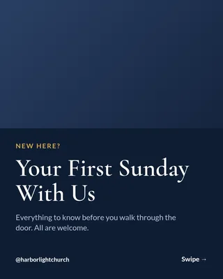 Welcome Sunday Visitor Guide, page 1