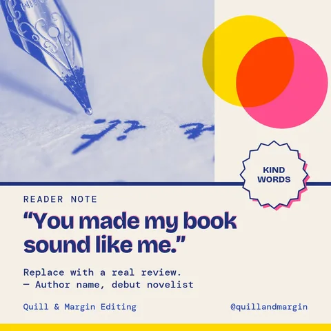 Misregistered Nib Quote Split – Instagram post template