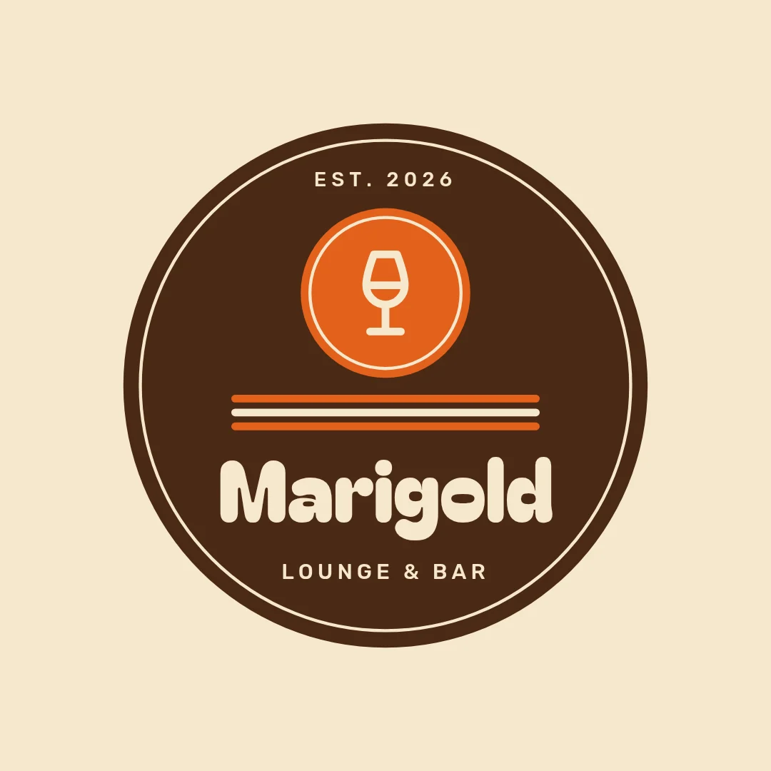Marigold Groove Round Badge – Logo template