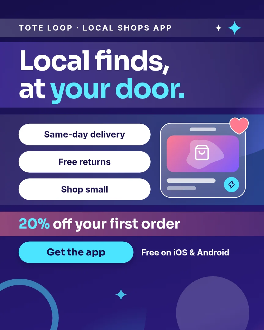 Frosted Bands Tote App – Instagram post template