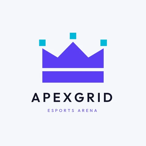 Apex Crown Pixel Logo – Logo template