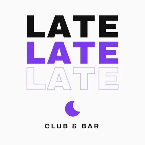 Late Late Echo Wordmark – Logo template