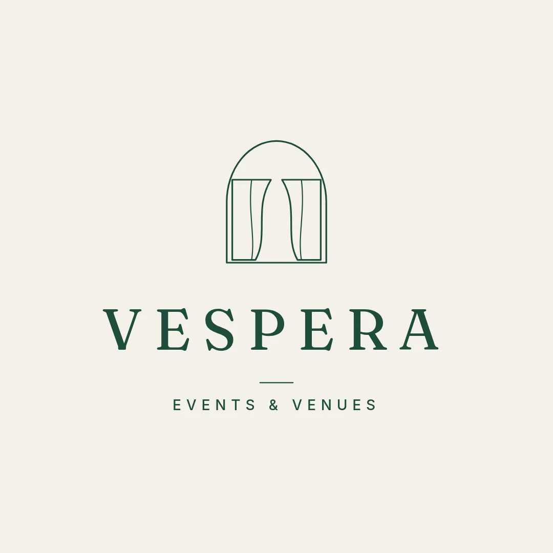 Vespera Curtain Arch Logo – Logo template