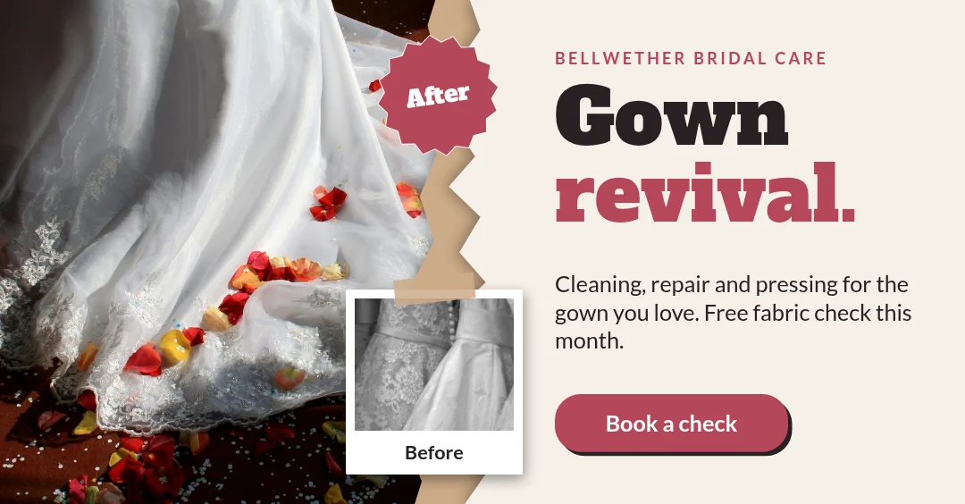 Torn Rose Gown Reveal – LinkedIn post template