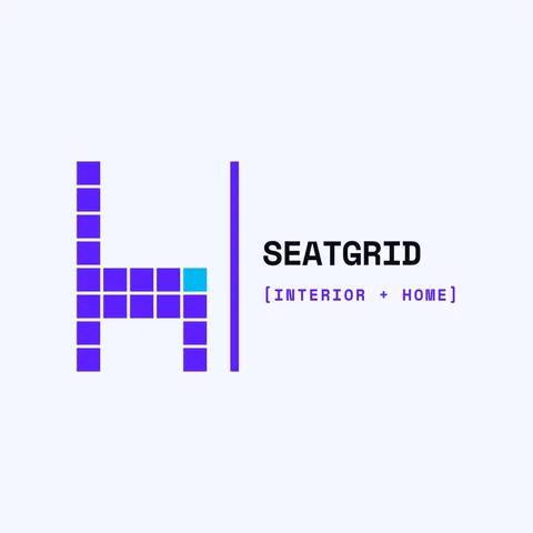 Pixel Chair Mono Lockup – Logo template