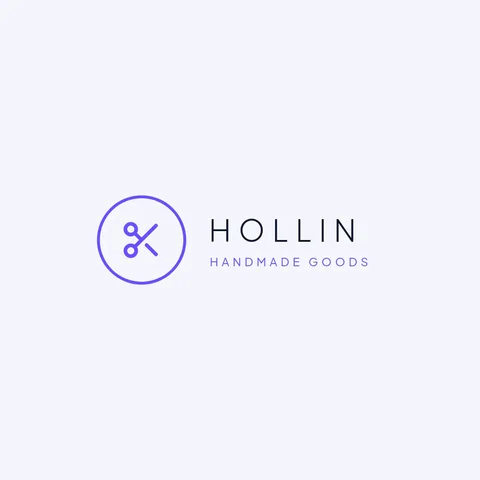 Hollin Scissor Ring Logo – Logo template