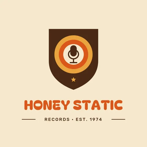 Honey Static Groove Crest – Logo template