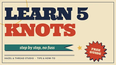 Knot Print Headline Ad – YouTube thumbnail template