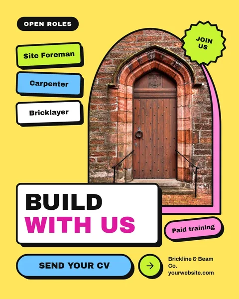 Arch Door Crew Call – Instagram post template
