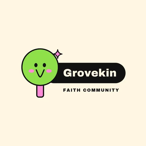 Grovekin Smiling Tree Pill Logo – Logo template