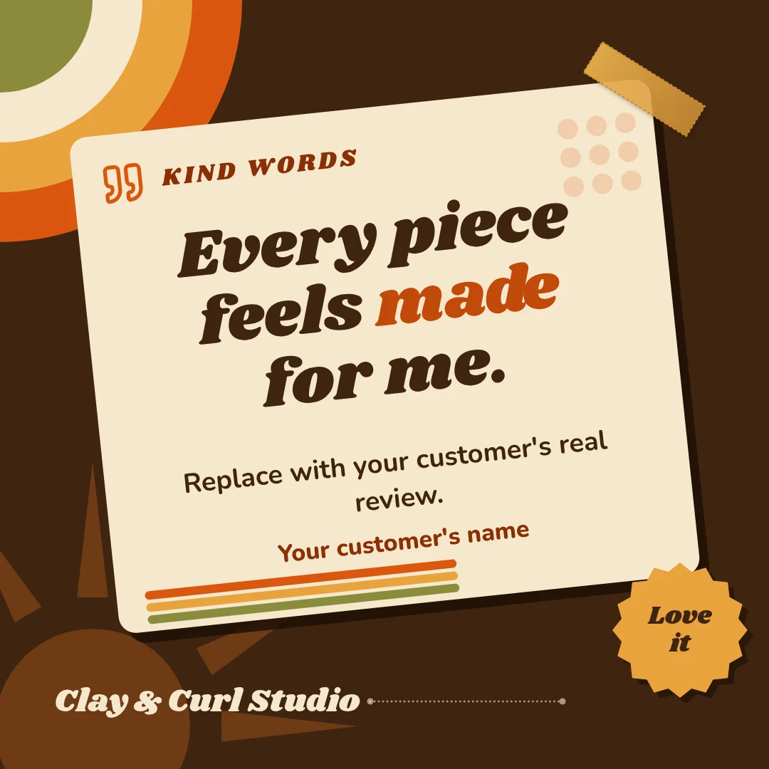 Taped Rainbow Review Poster – Instagram post template