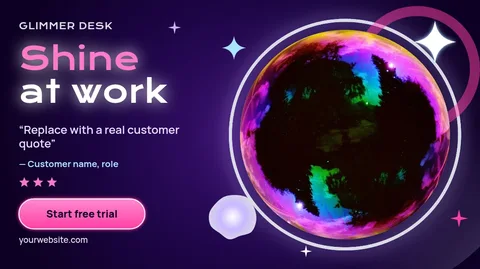 Chrome Bubble Porthole Quote – X post template
