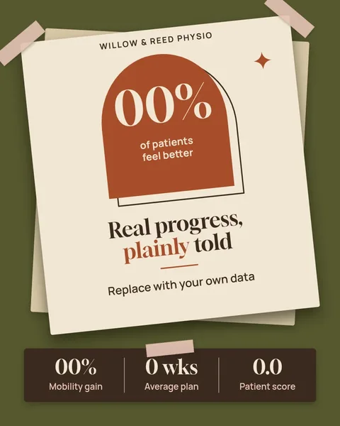 Taped Arch Results Poster – Instagram post template