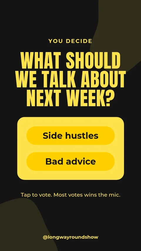 Ask The Host Poll – Instagram story template