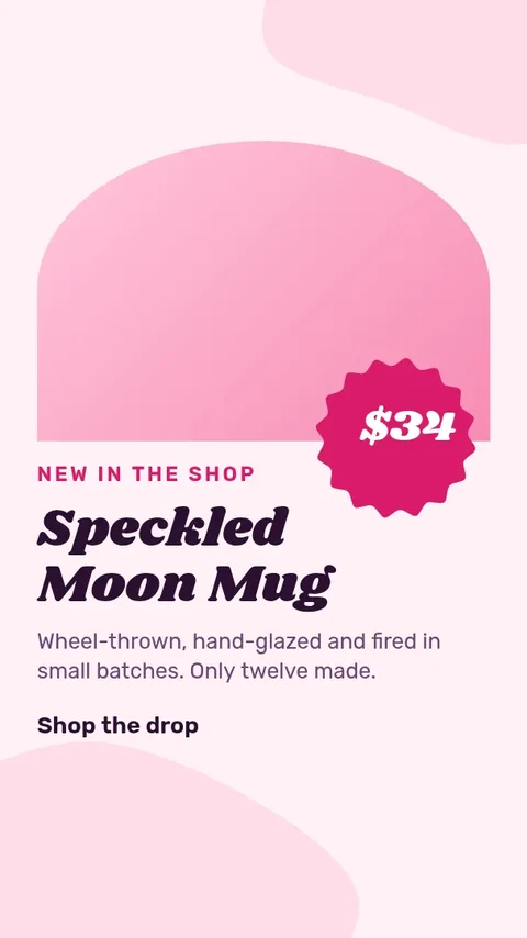 Fresh From the Kiln Story – Instagram story template