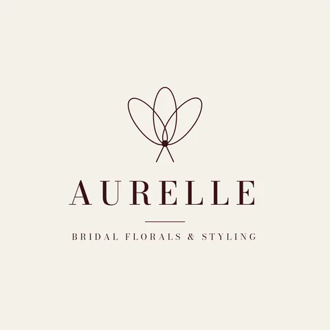Aurelle Petal Bouquet Logo – Logo template