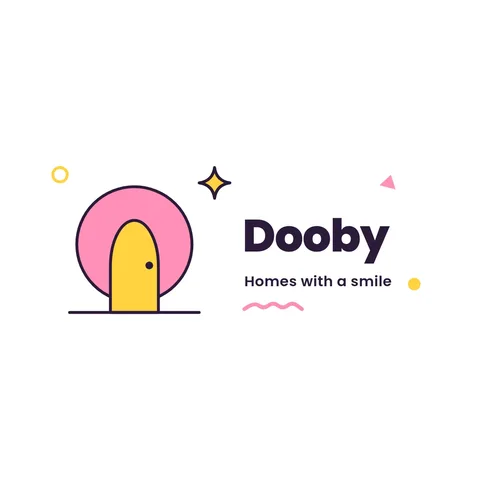 Dooby Bubble Door Logo – Logo template