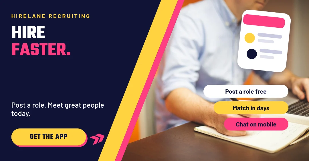 Rising Diagonal Hire Ad – LinkedIn post template