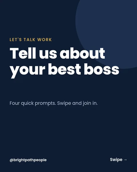 Ask Your Team Carousel – Instagram carousel template, 6 pages