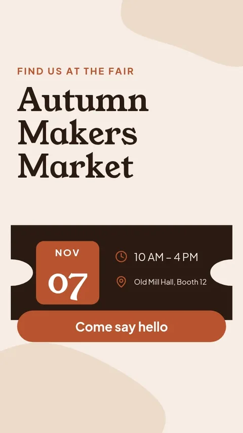 Market Day Maker Story – Instagram story template