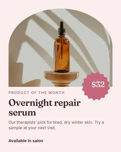 Product of the month – Instagram post template