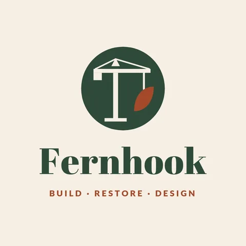 Fernhook Leaf Crane Logo – Logo template