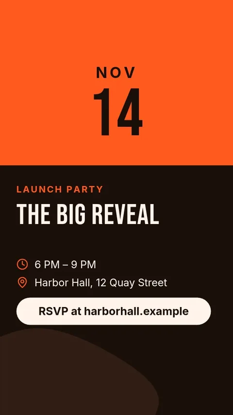 Drop Day Launch Story – Instagram story template