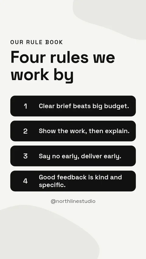 Monochrome Principle Story – Instagram story template