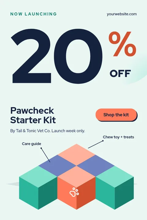 Iso Pyramid Giant Twenty – Pinterest pin template