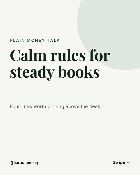 Ledger Green Money Quotes – Instagram carousel template, 6 pages