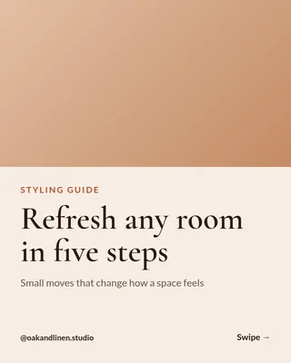 Room Refresh Swipe Guide, page 1