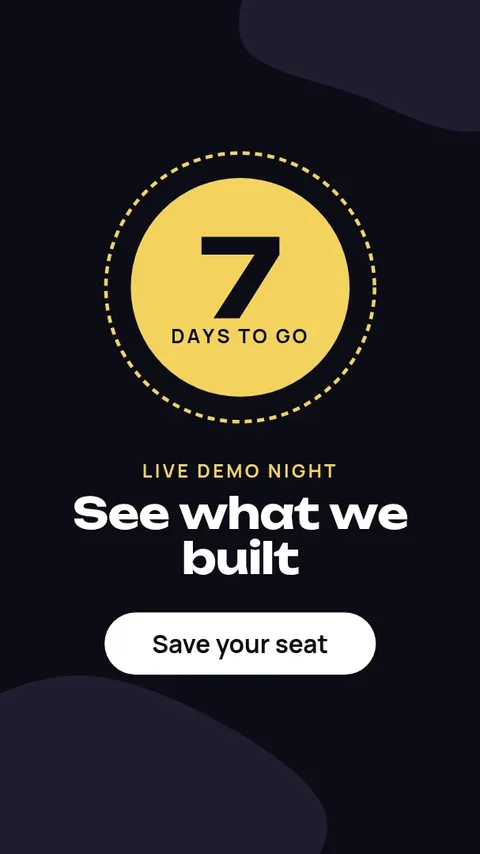 Demo Night Story – Instagram story template