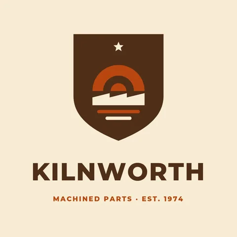 Kilnworth Sunrise Factory Crest – Logo template