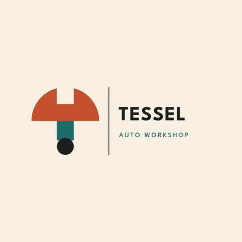 Tessel Slotted Dome Logo – Logo template