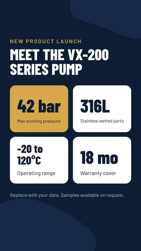 Spec Sheet Launch Story – Instagram story template