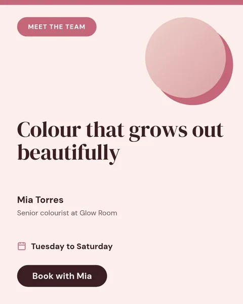 Meet your stylist – Instagram post template