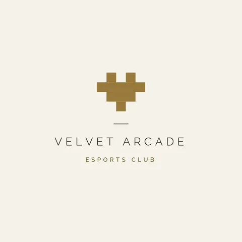 Velvet Pixel Heart Logo – Logo template