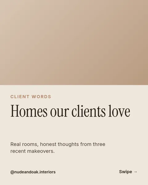 Client Home Stories – Instagram carousel template, 5 pages