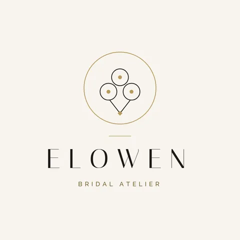Champagne Bouquet Ring Logo – Logo template