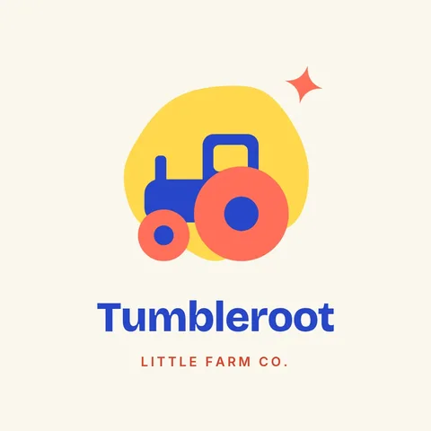 Cut-Paper Tractor Logo – Logo template