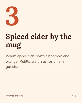 Cosy Thanksgiving Table Menu, page 4