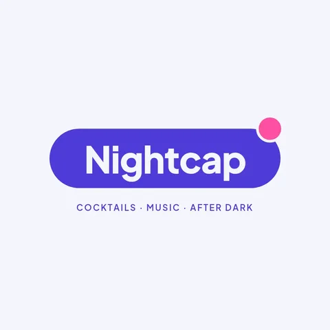 Nightcap Pill Wordmark – Logo template