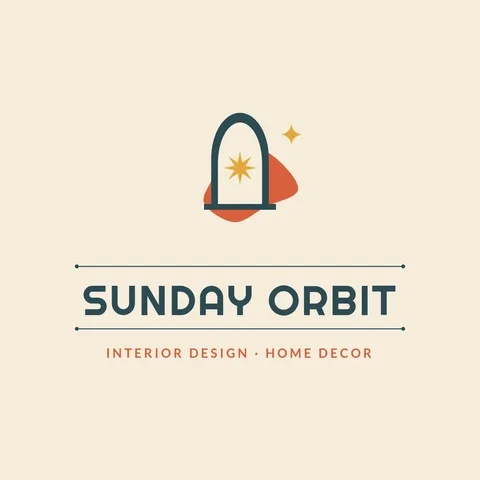 Sunday Orbit Arch Window Logo – Logo template
