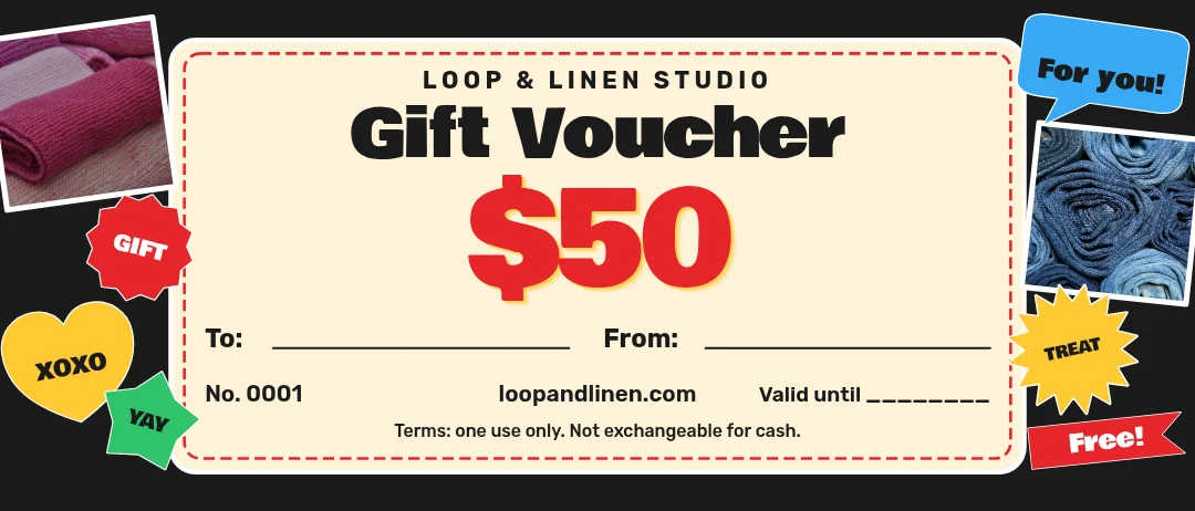 Sticker Frame Fashion Voucher – Gift voucher template