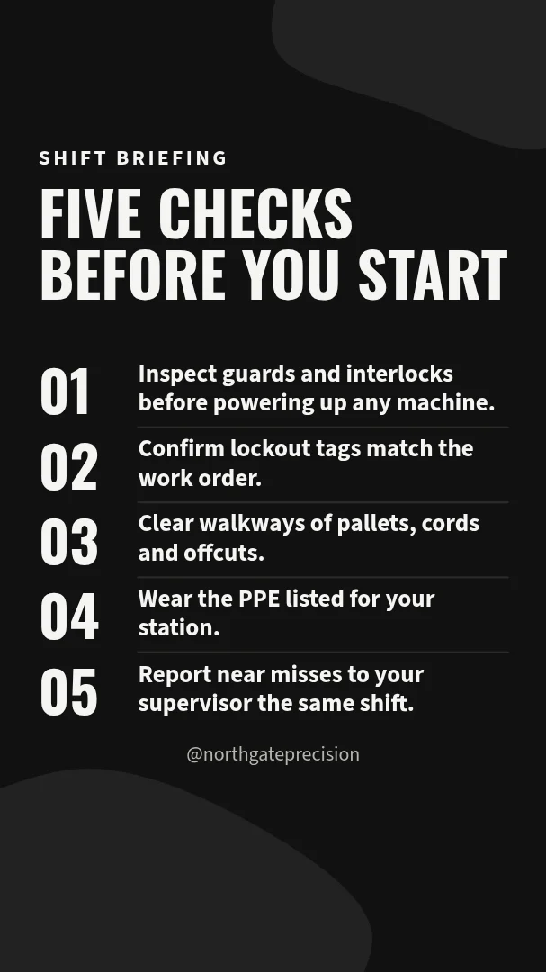 Floor Safety Checklist Story – Instagram story template